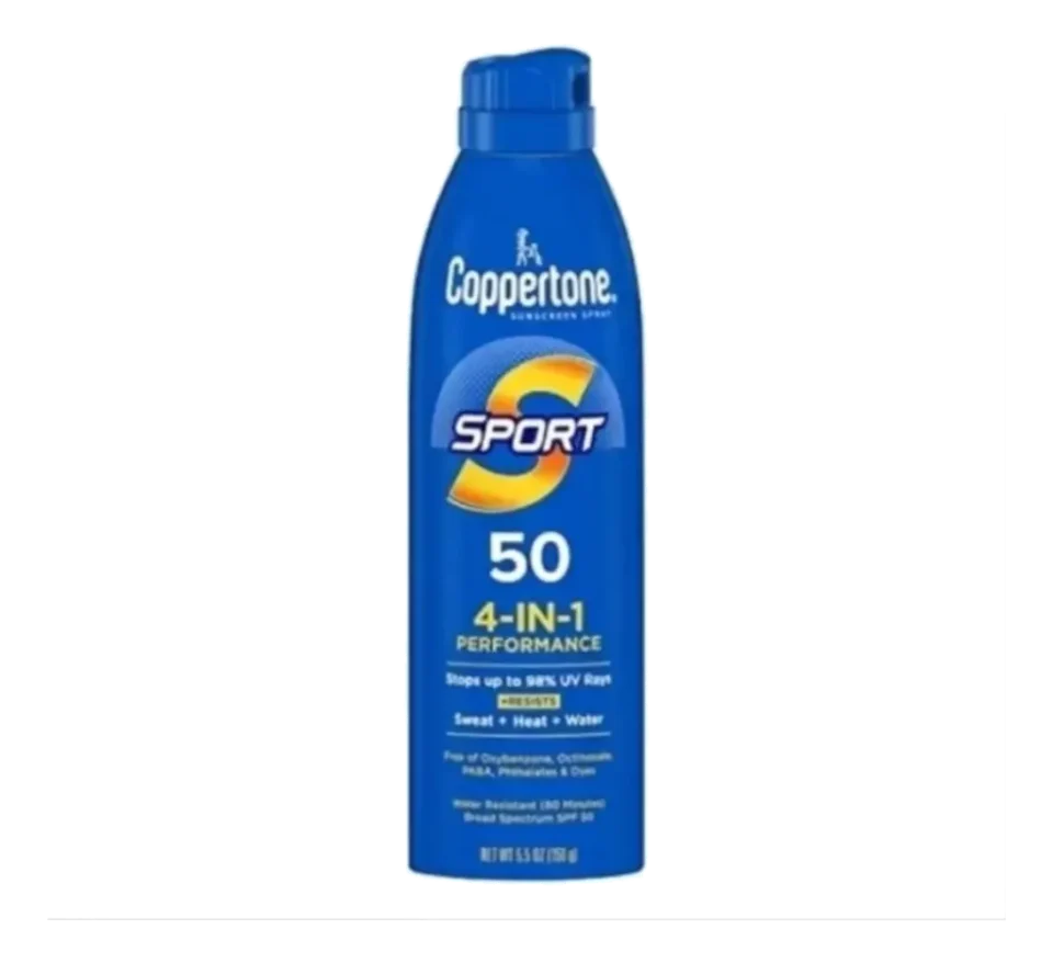 Protetor Solar Coppertone Aerosol Sport Adultos Fator 50 - 156g