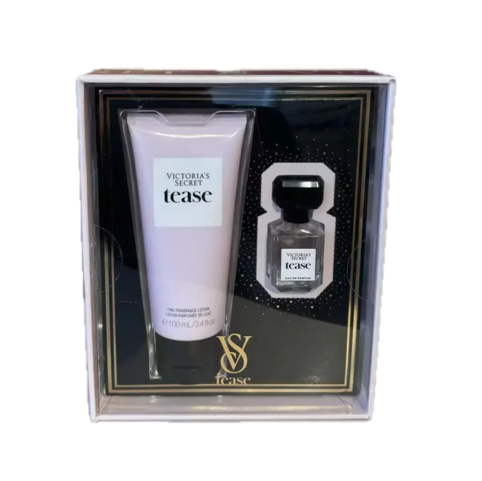 Victoria Secret - Kit Tease: Perfume 7.5ml + Hidratante 100ml - Mini + Creme