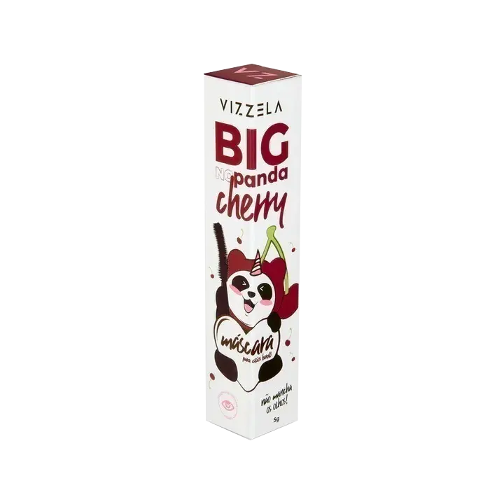 Vizzela - Máscara Para Cílios Big No Panda Cherry - Bordô - 5g